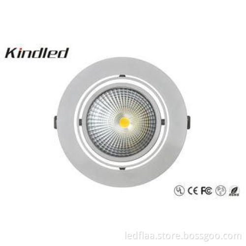 83 Ra 60Hz Silver Round 8W LED Ceiling Downlight Recessed ,